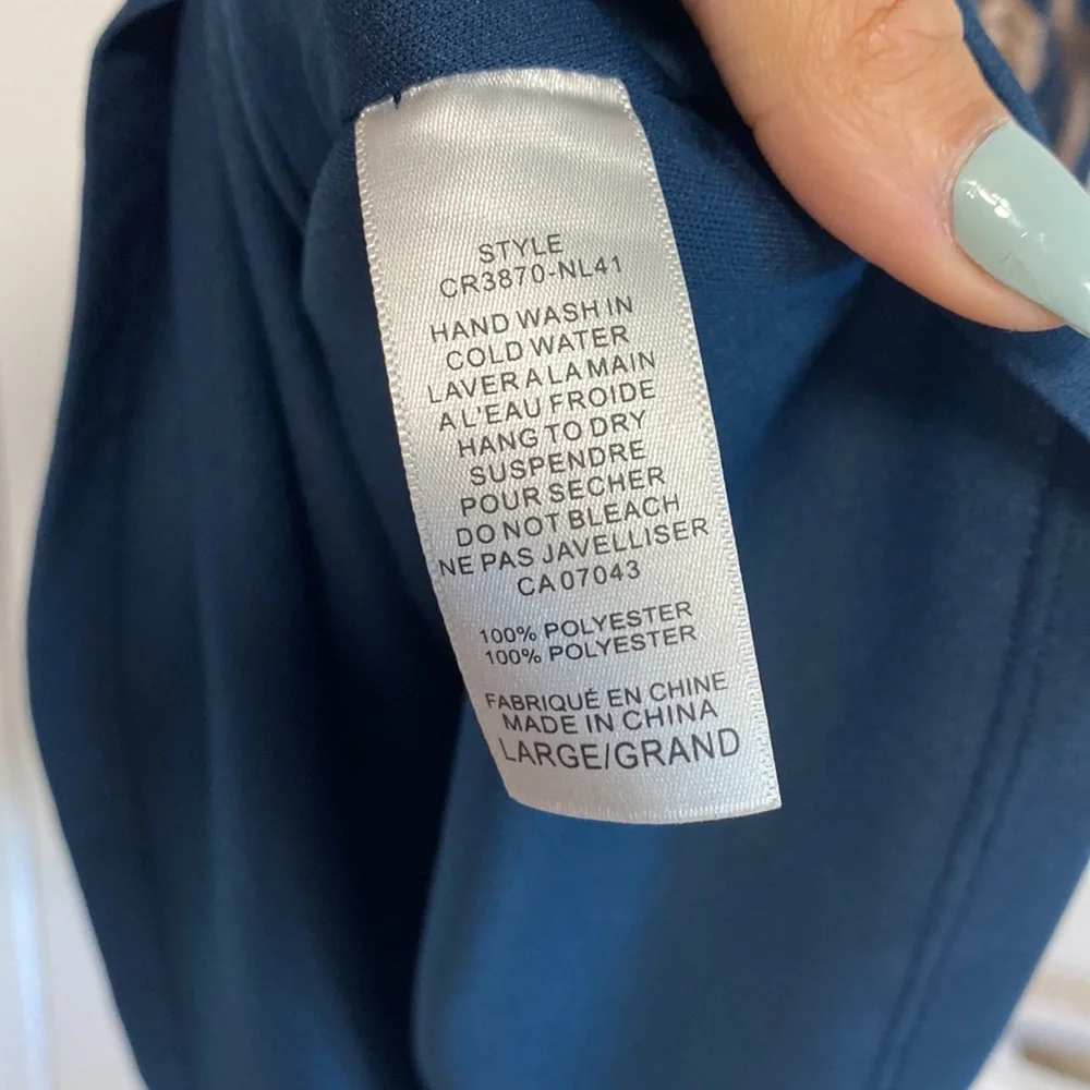 Green & Gold High Neck Babydoll Dress by One Clothing LA - Picture 10 of 12